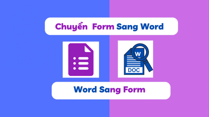 chuyển google form sang word