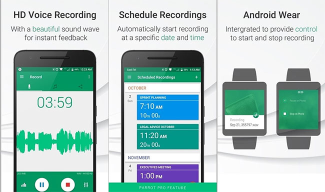 ứng dụng thu âm giọng hát cho android